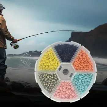 Акрилни мъниста за връзване на мухи многоцветни 3-3,5 мм Jig кука топка шлицове мъниста риболовни материали за примамка риболов любители риболов рибар
